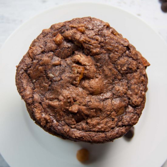 Turtle Brownie Cookies