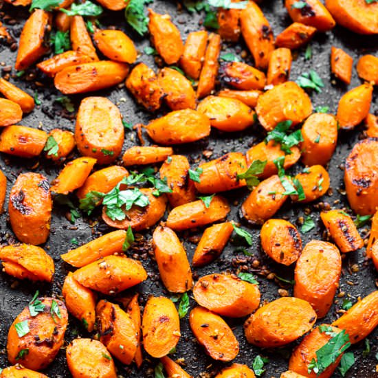 Coconut Cumin Roasted Carrots