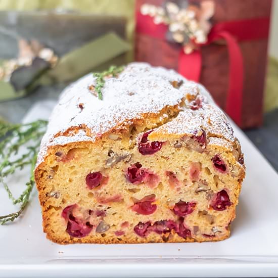 Gluten-Free Cranberry Honey Bread