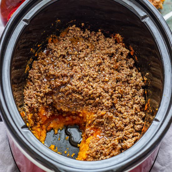 slow cooker sweet potato casserole