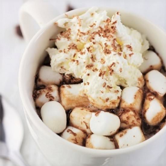 Chocolate Chip Hot Chocolate