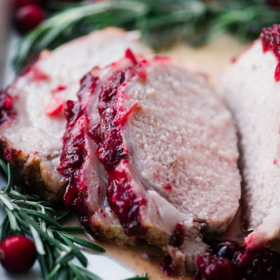 Cranberry Glazed Pork Roast