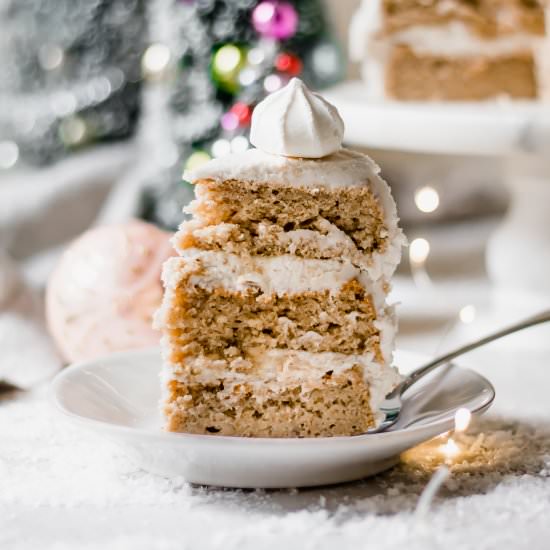 Gluten Free Eggnog Cake