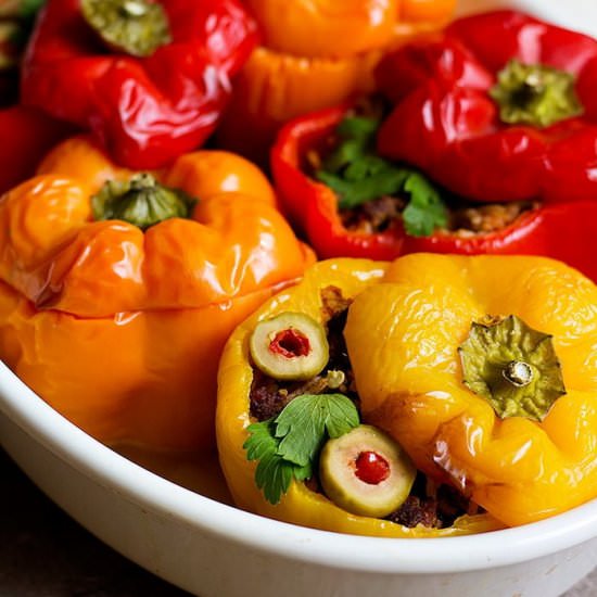 Mediterranean Stuffed Peppers