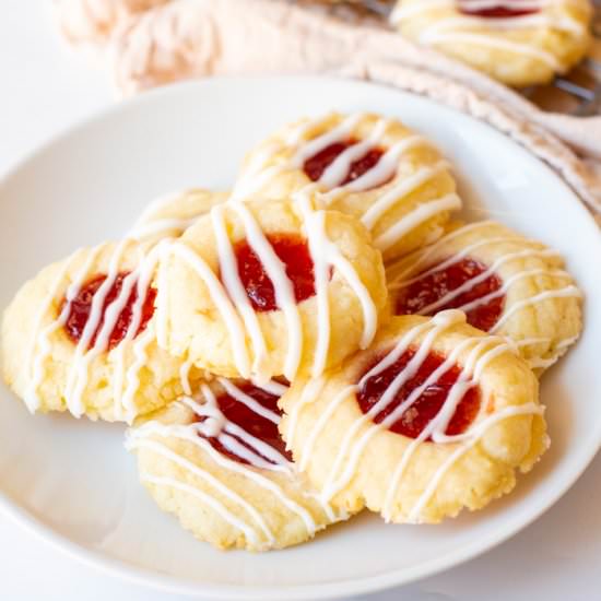 Shortbread Thumbprint Cookies