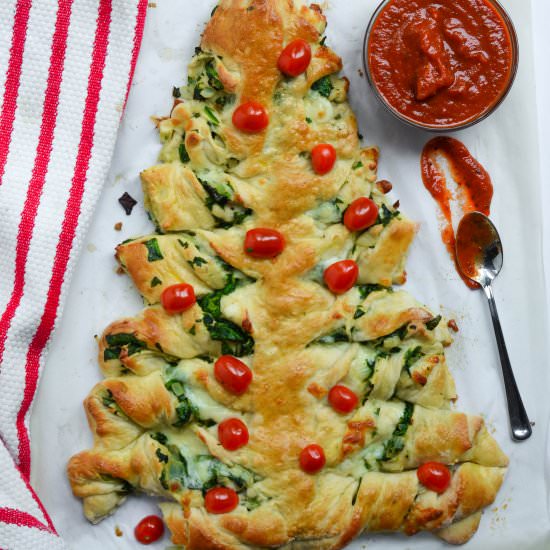 Christmas Tree Pull Apart Bread