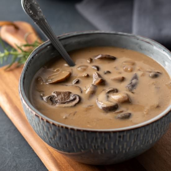 Vegan Cream of Mushroom