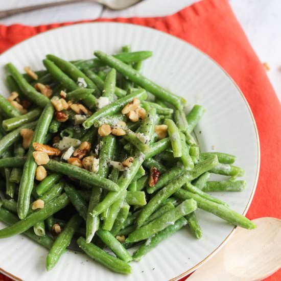 Easy Bleu Cheese Green Beans