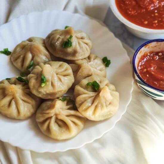 Momos-Vegan dumplings from Tibet