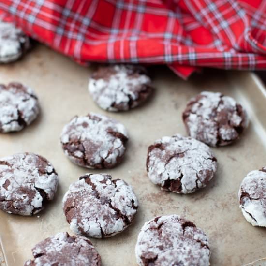 Gluten Free Crinkle Cookies