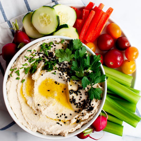 Roasted Cauliflower Hummus