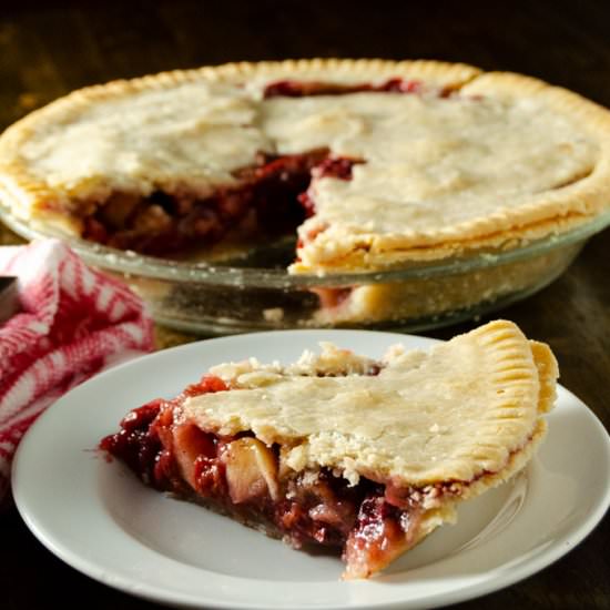 Gluten-Free Vegan Cherry Apple Pie