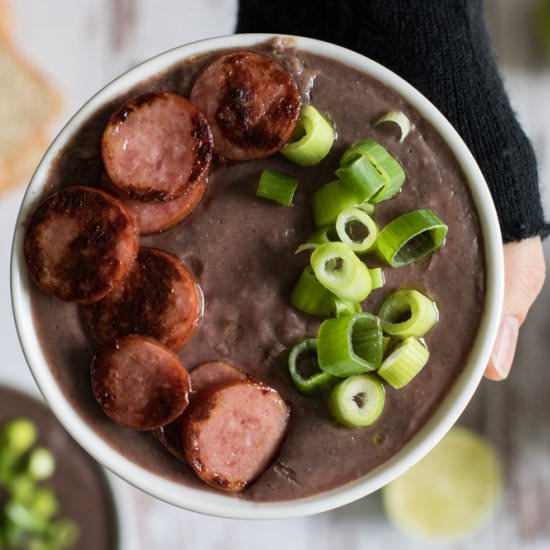 Bacon Black Bean Soup