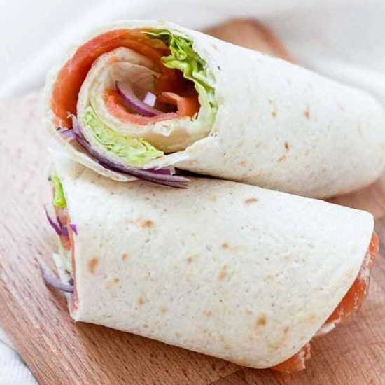Salmon wrap
