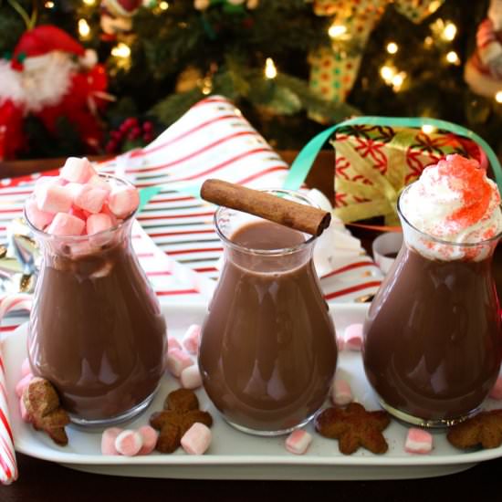How To Make Hot Chocolate Three Way