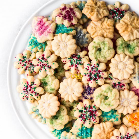 Cardamom Spritz Cookies