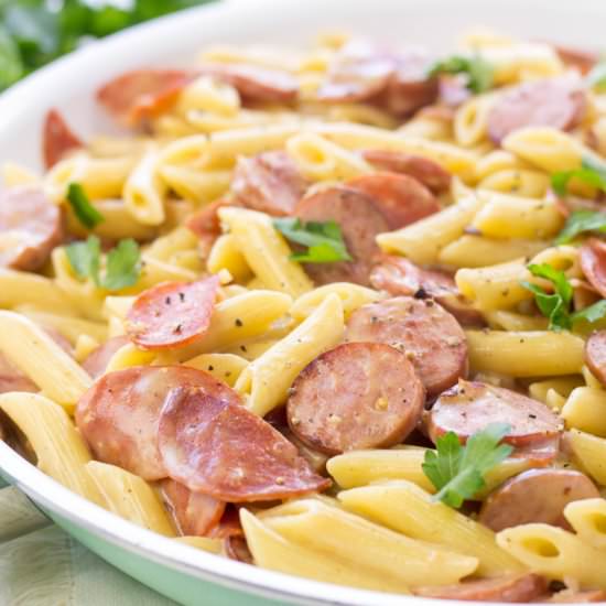 Sausage Pepperoni Penne