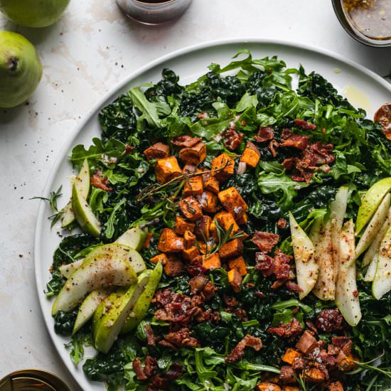 Winter Salad with Sweet Potatoes