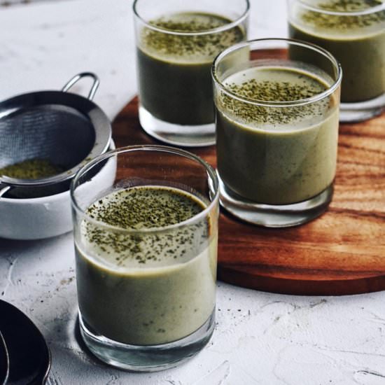 Matcha Coconut Pudding