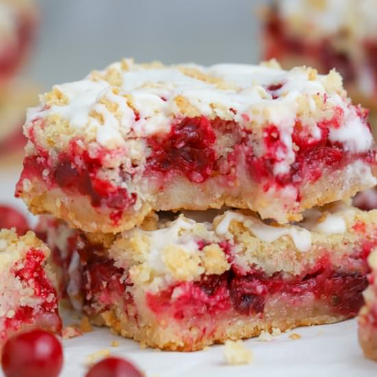 Cranberry Crumb Bars