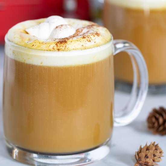 Chai Tea Latte with Turmeric