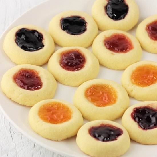 Jam-Filled Thumbprint Cookies
