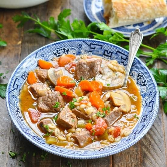 Beef Barley Soup