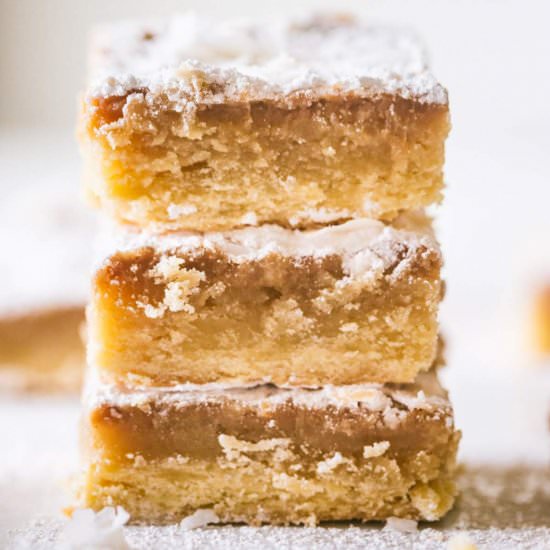 Maple Coconut Gooey Bars
