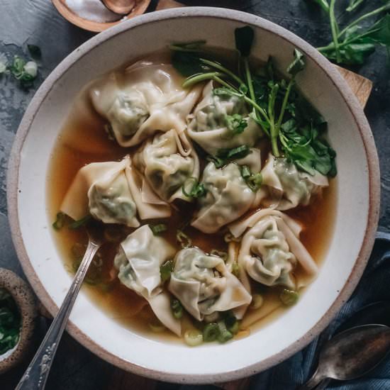Watercress Wonton Soup