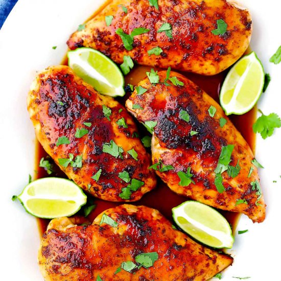 Baked Honey Soy Chicken Breasts