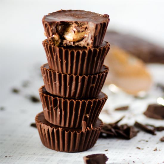 3 Ingredient Homemade Reeses Cups