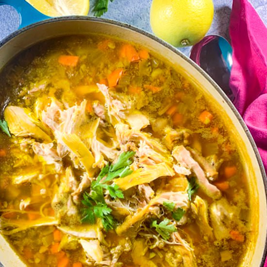 Cold Busting Chicken Soup