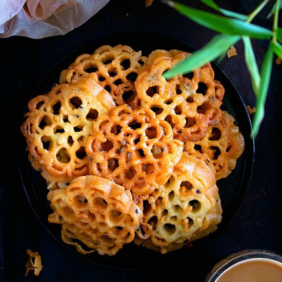 Indian Rose Cookies