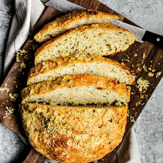Roasted Garlic & Rosemary Bread