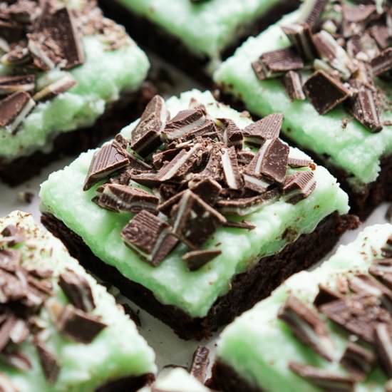 Mint Chocolate Brownies