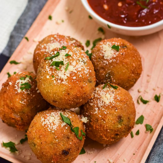 Spinach and Artichoke Arancini