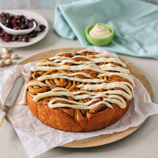 Holiday pull apart bread