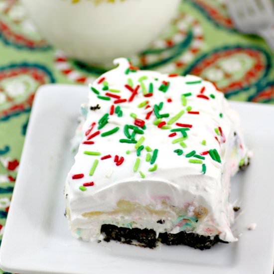 Christmas dessert lasagna