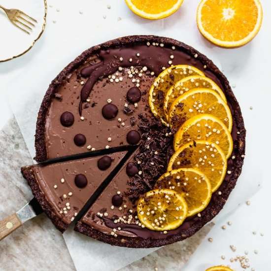 Chocolate Orange Mousse Tart