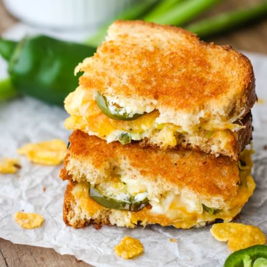 Jalapeño Popper Grilled Cheese