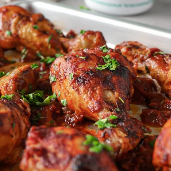 Slow-cooked chipotle chicken