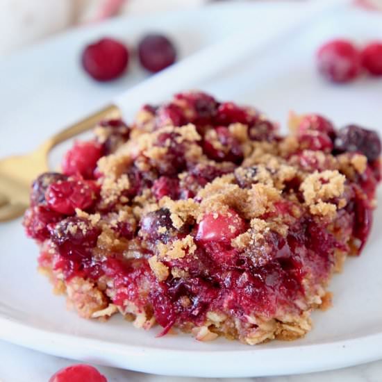 Oatmeal Cranberry Bars