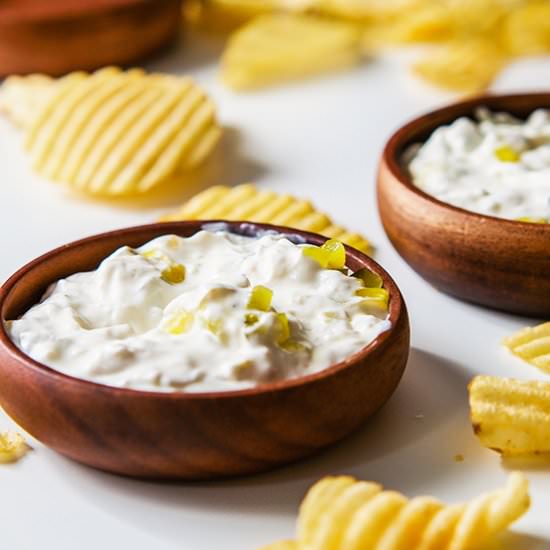 French Onion & Pickle Dip