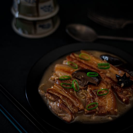 Braised Pork and Mushroom