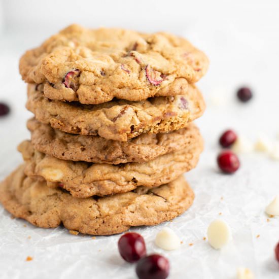 White Chocolate Cranberry Cookies