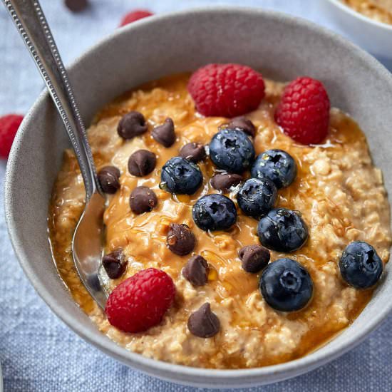 Peanut Butter Oatmeal Breakfast