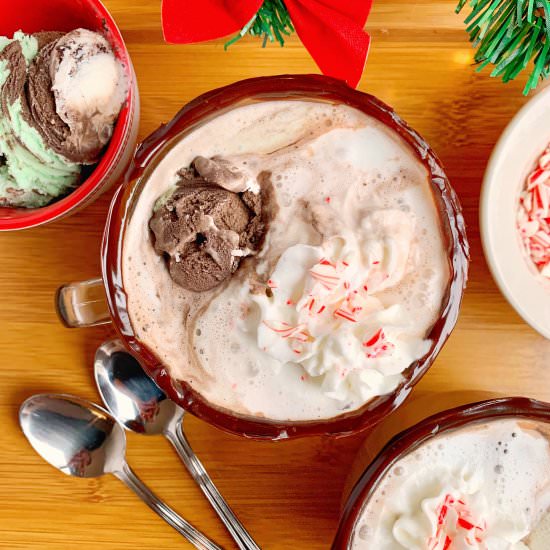 Hot Chocolate Floats