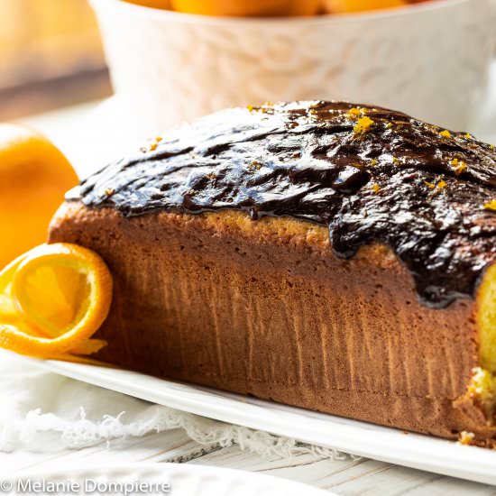 Orange Cake with Chocolate Ganache