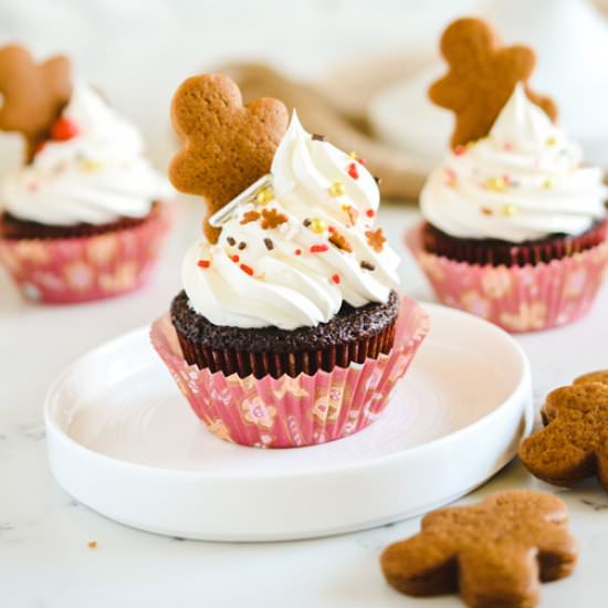 Gingerbread Cupcakes