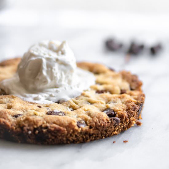 Keto Chocolate Chip Cookie For 2!